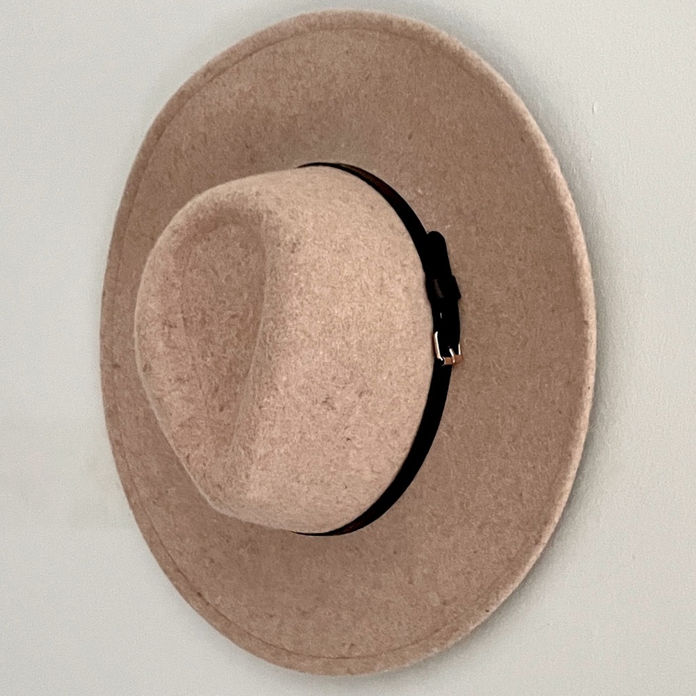 New Classic Cream 100% Wool Fedora Hat